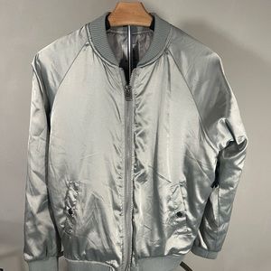 UNIF x Urban Outfitters Satin Bomber Jacket Size S